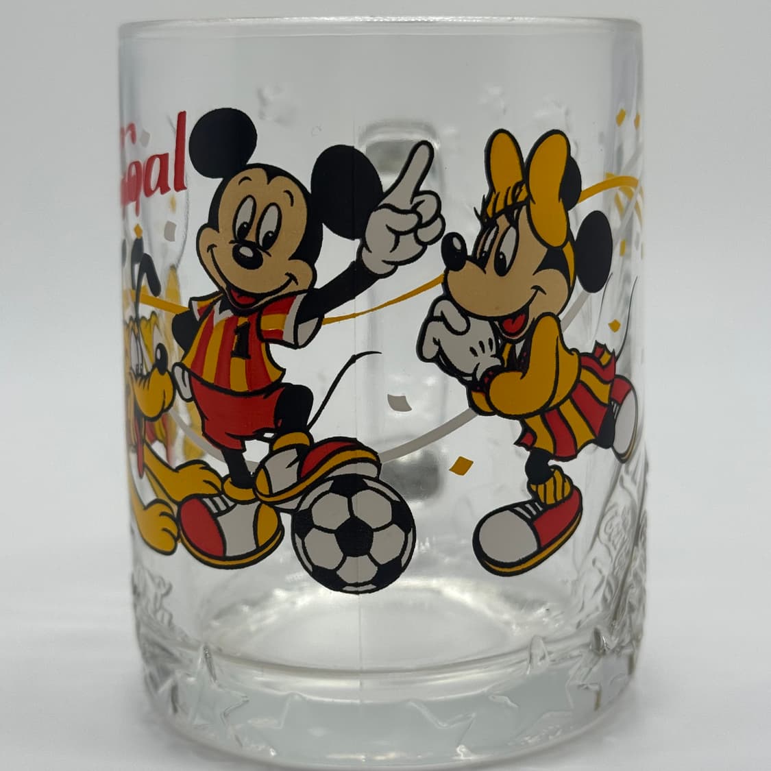 일본빈티지 | Disney soccer vintage glass mug 상품이미지5