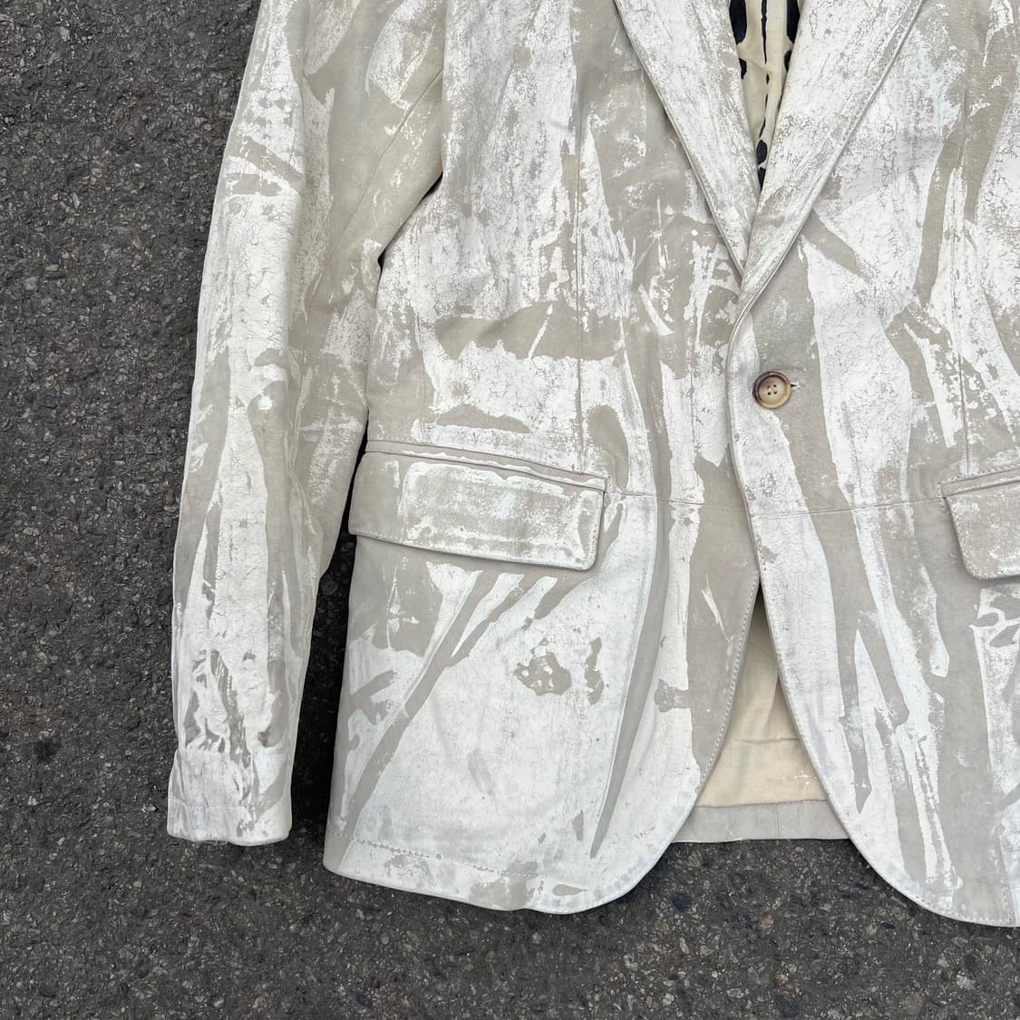 마르첼로 팜팔로니 페인팅 돈피 자켓 상품이미지4