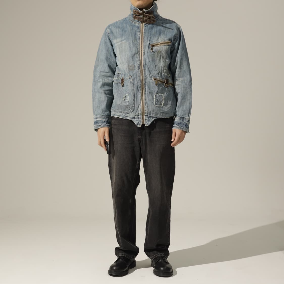 JPN 데님 블루종 자켓 상품이미지7