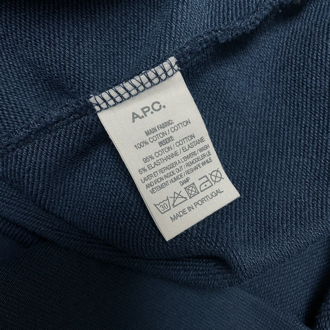 A.P.C. 아페쎄 티나 맨투맨 네이비 S 상품이미지5