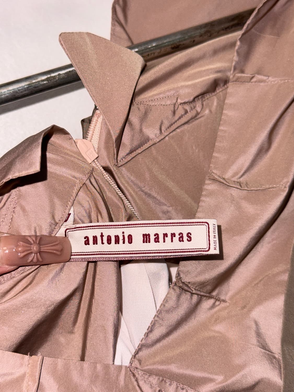 ANTONIO MARRAS TAFFETA DRESS Mauve/Mocha 상품이미지7