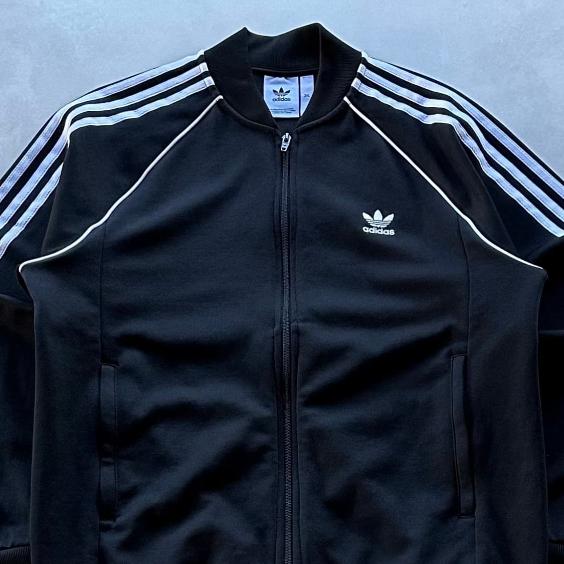 [XL-2XL]아디다스 트레포일 SST 블랙 트랙탑 져지 상품이미지2