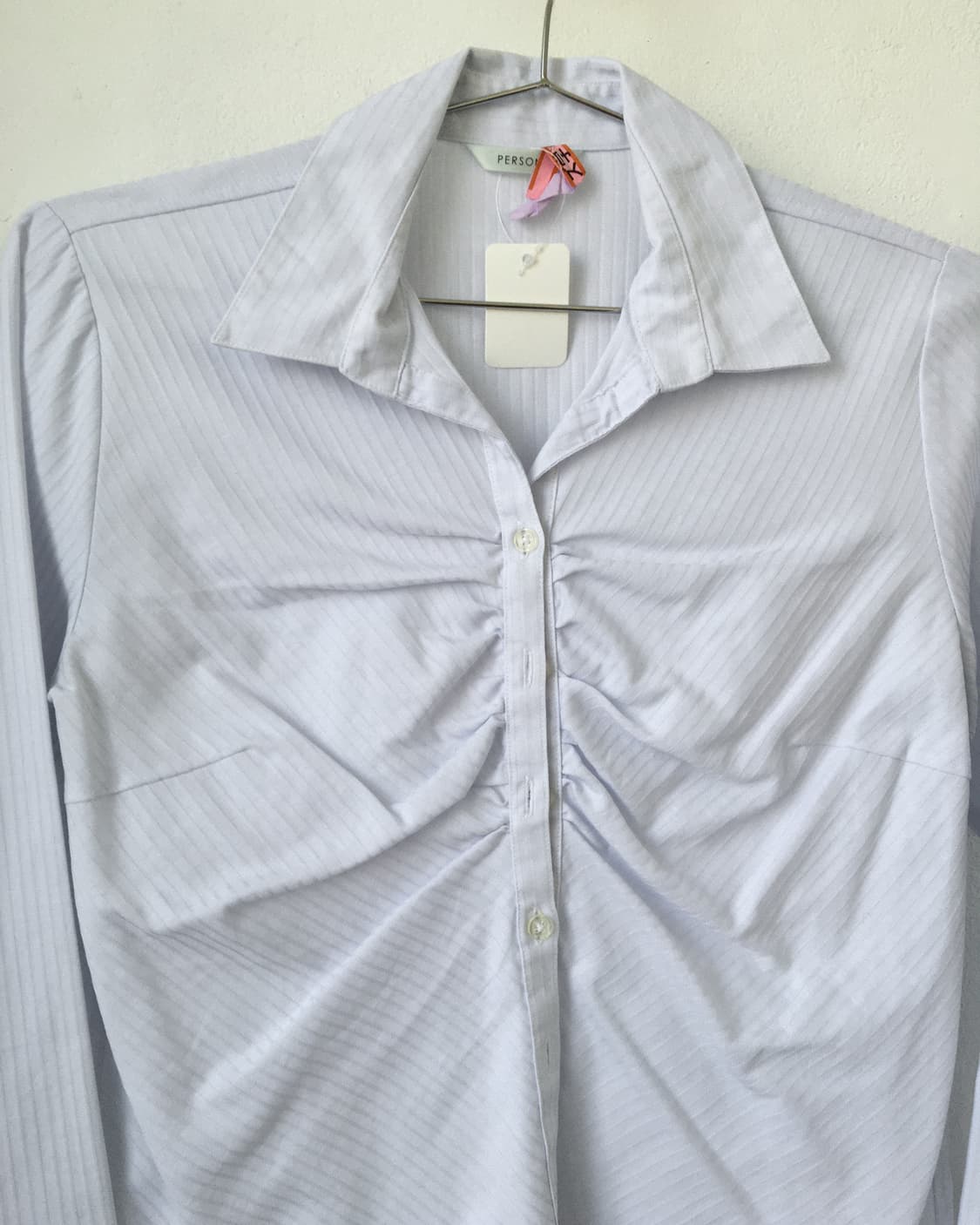 Shirring stripe pattern shirt 상품이미지4