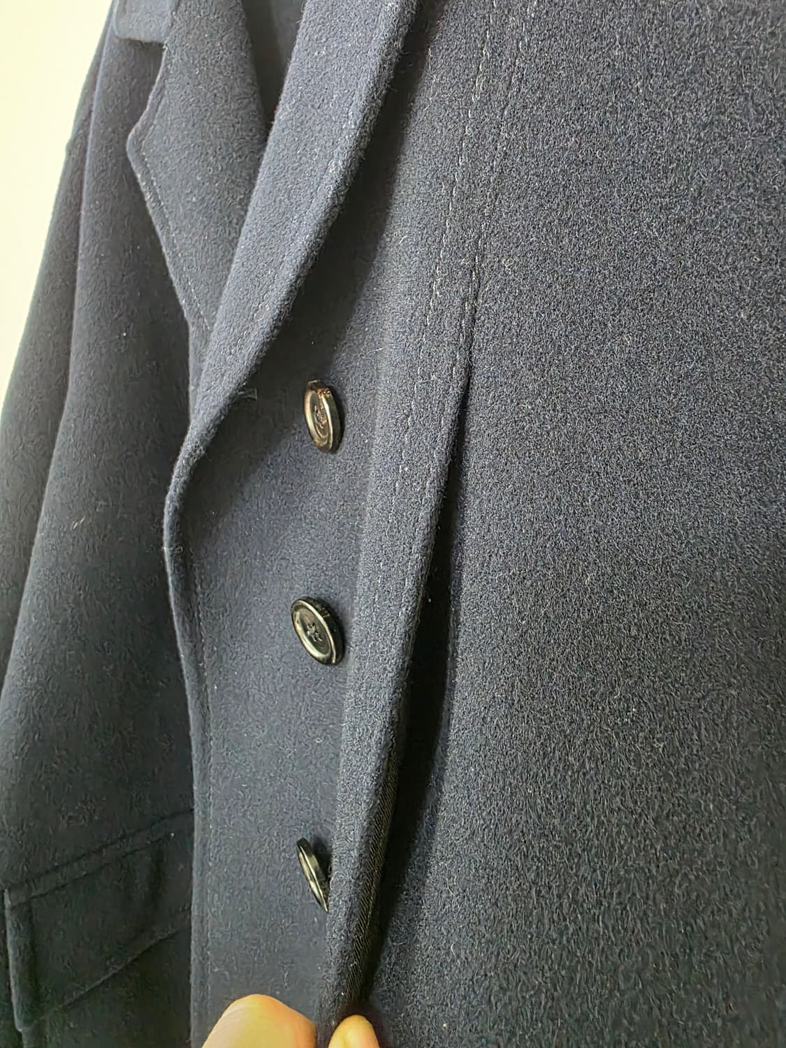 JOSEPH (조셉) 울90 캐시미어10 숏코트 38 / 네이비 / 더블 상품이미지3