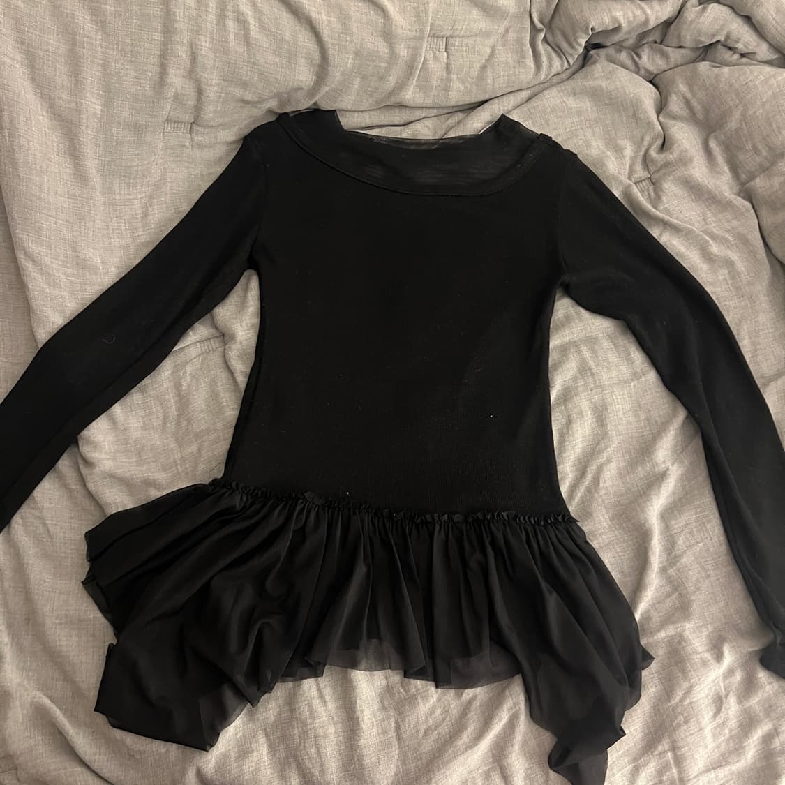 플레어업 롱슬리브 블랙 상품이미지4