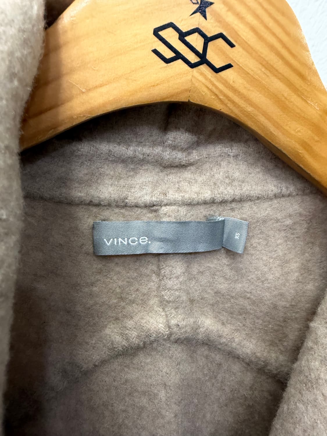 정품) Vince 빈스 오버사이즈 울 랩 코트 XS 상품이미지6