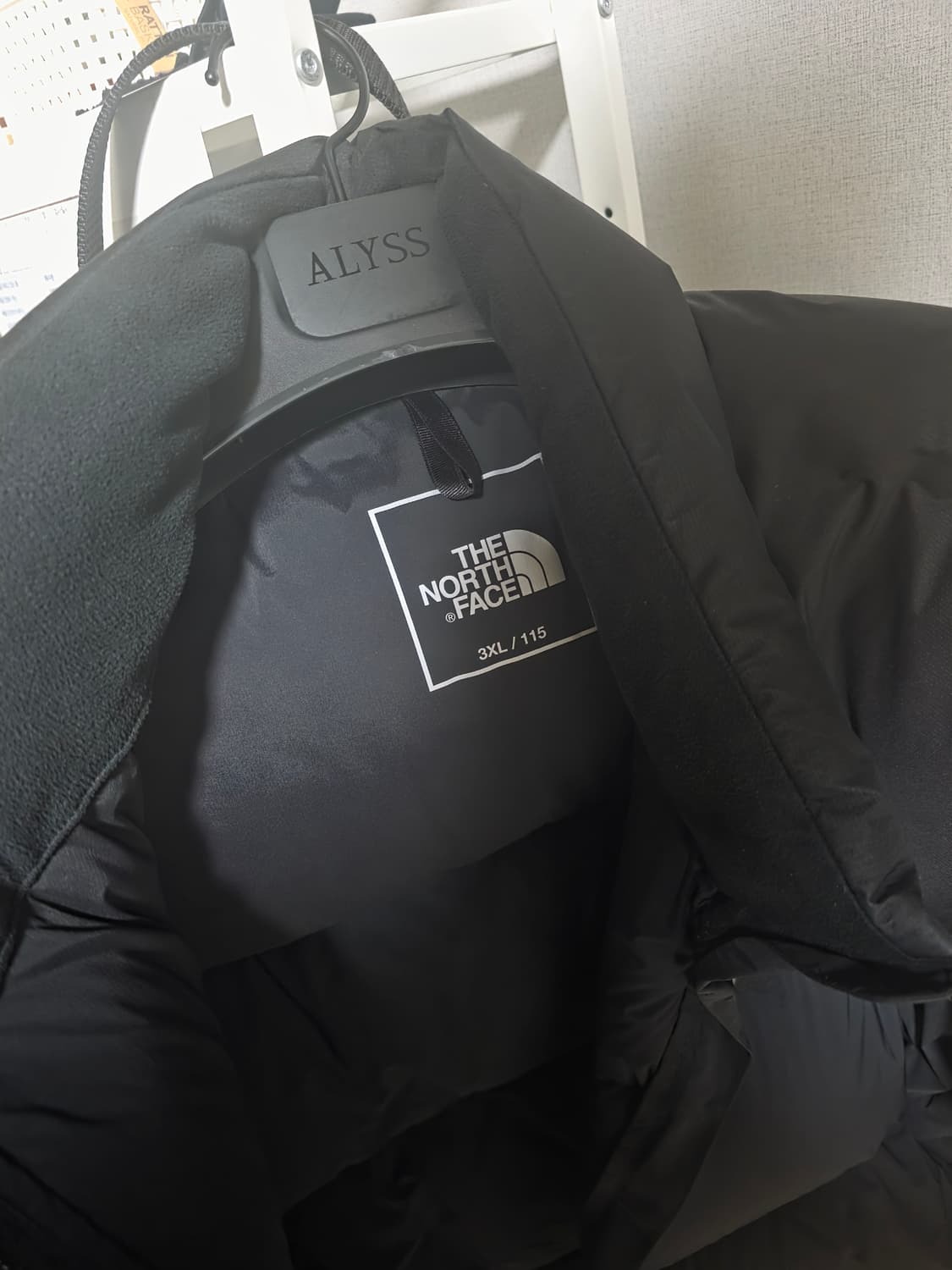 [3XL/115] 노스페이스 슈퍼플렉스 눕시 블랙 (로고 하자/가격 인하 상품이미지4