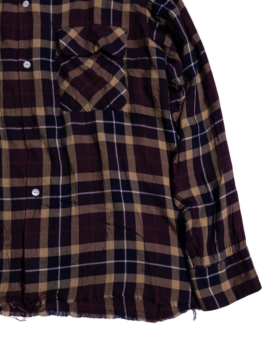 Needles Cut-Off Bottom Classic Shirt  상품이미지3