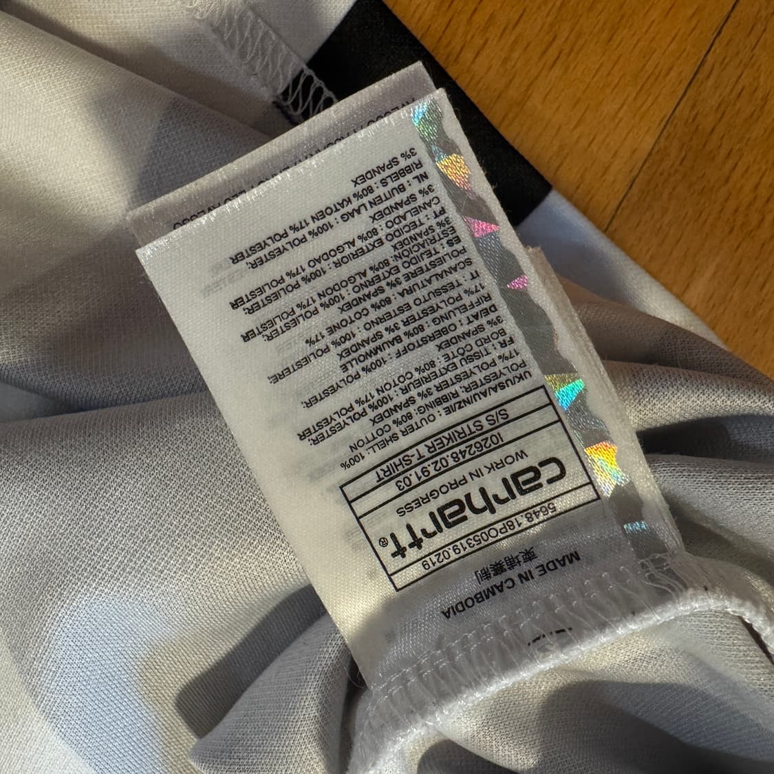 칼하트 WIP 숏슬리브 저지 M 상품이미지5