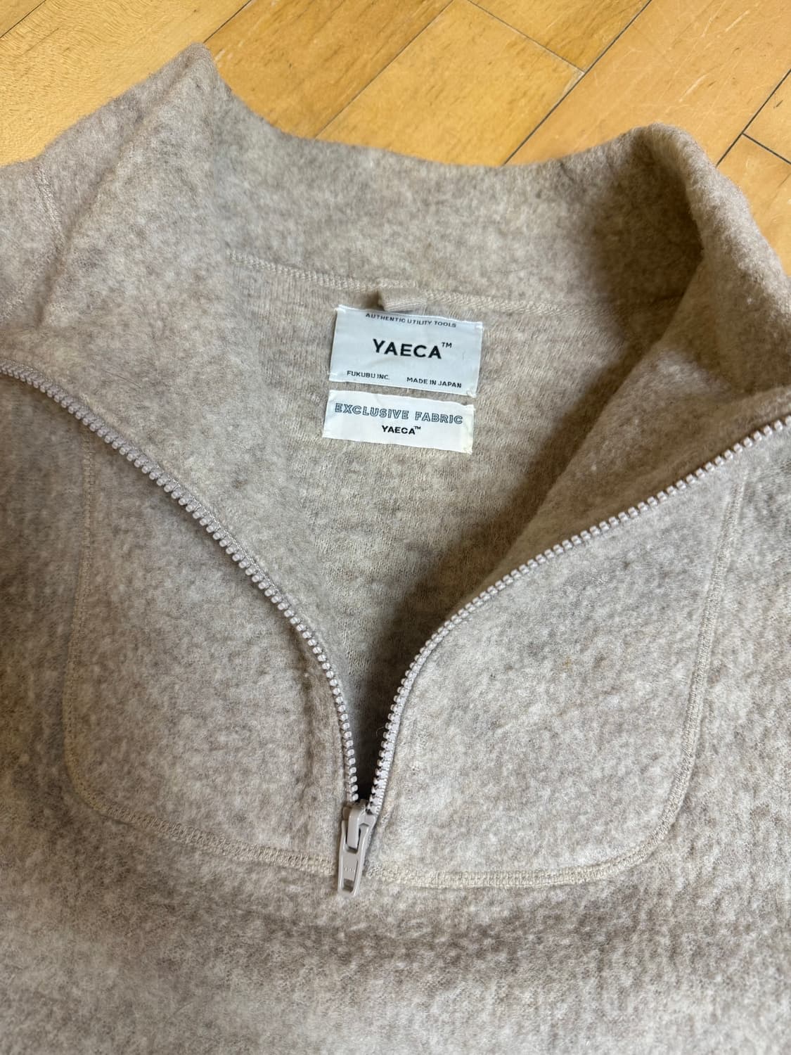 YAECA 야에카 후리스 하프집업 상품이미지1