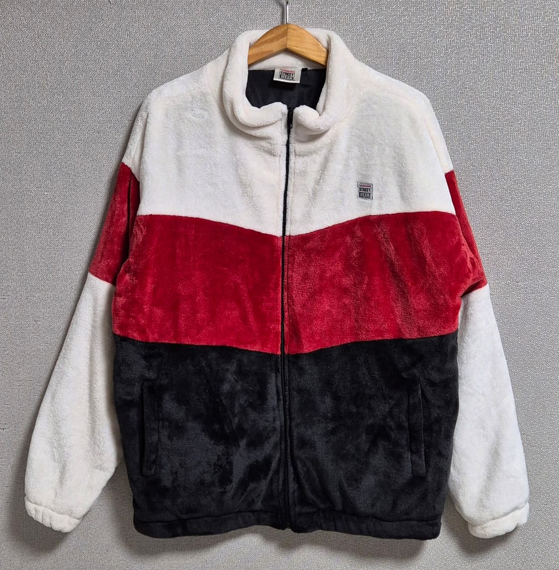 오버핏 L ) 비전스트릿웨어 플리스 후리스 집업 상품이미지2