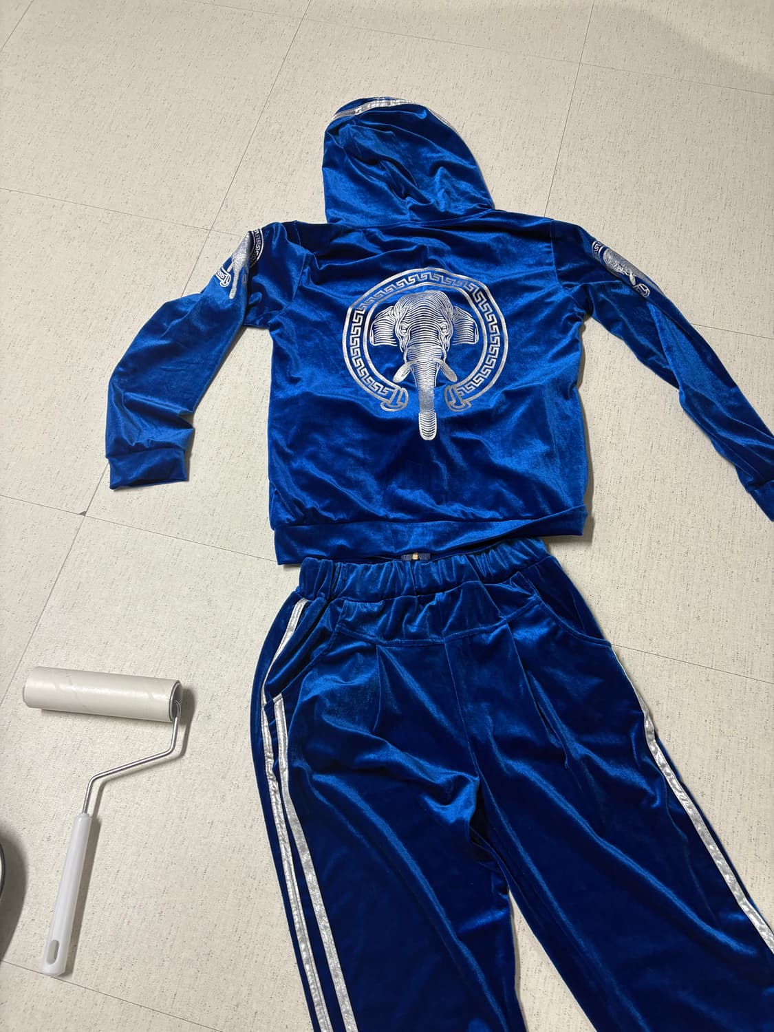 빈티지 셋업 벨벳 상품이미지1