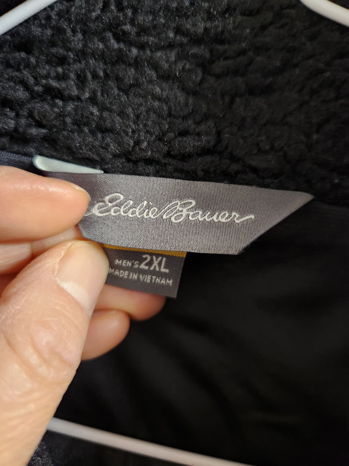 에디바우어 블랙 플리스 자켓2XL 상품이미지5