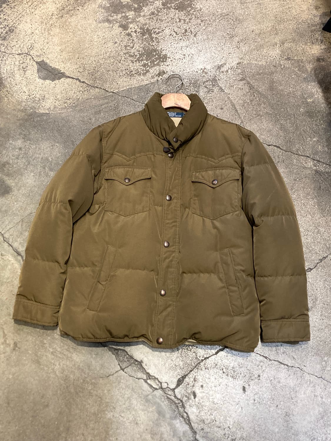 폴로 오리털 셔츠자켓 상품이미지1