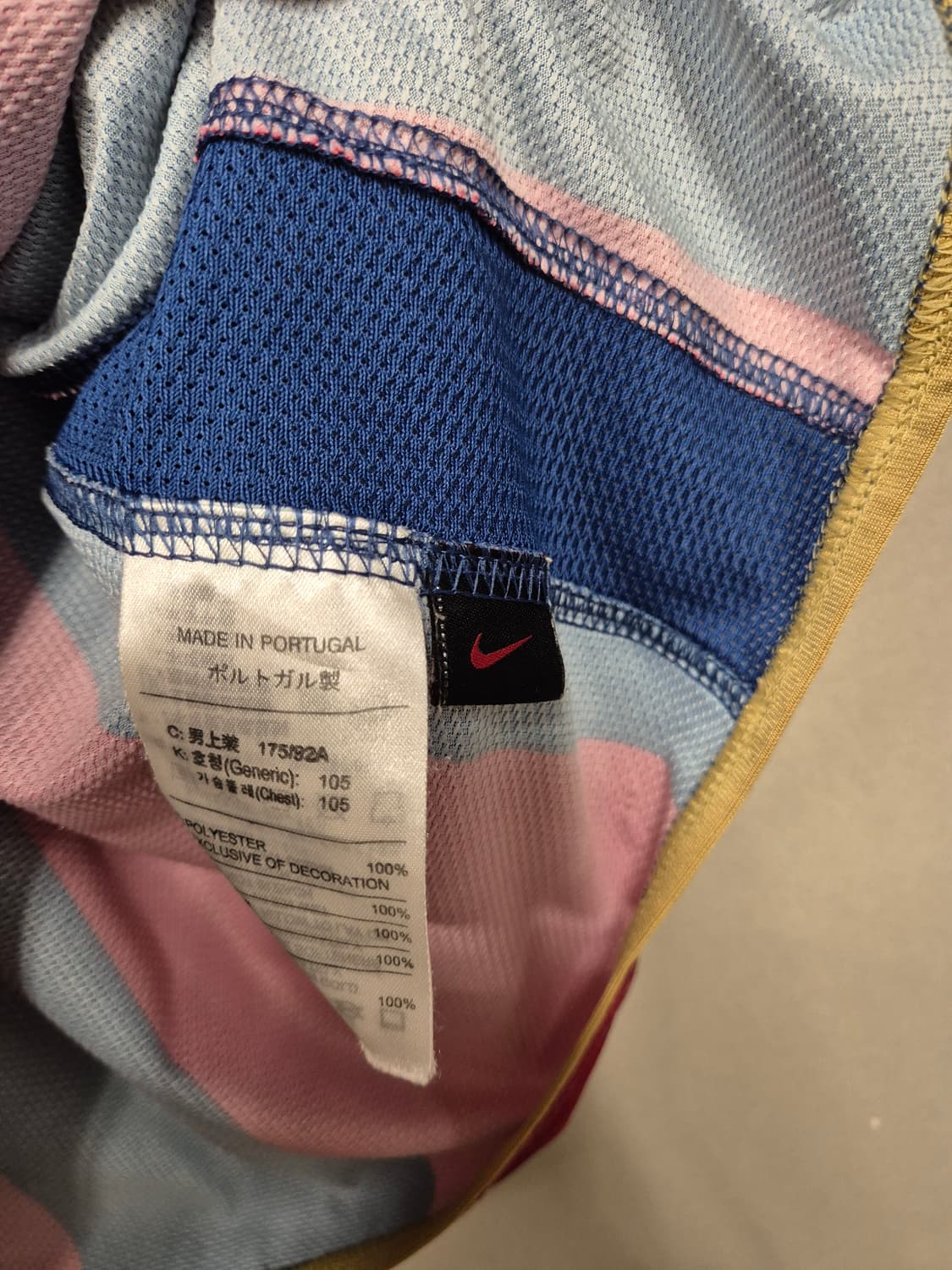 Nike 나이키 fc 바르셀로나 07-08 캄프누 패치 유니폼 상품이미지5