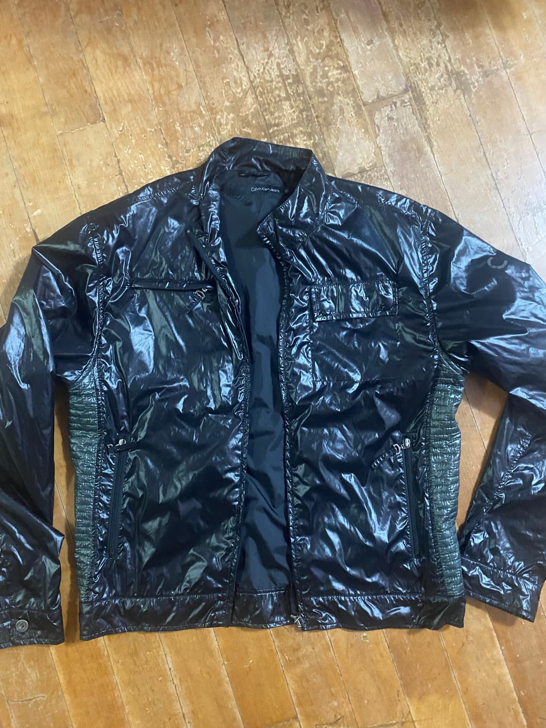 Calvin Klein 트러커형 바람막이 블랙 자켓 XL 상품이미지1