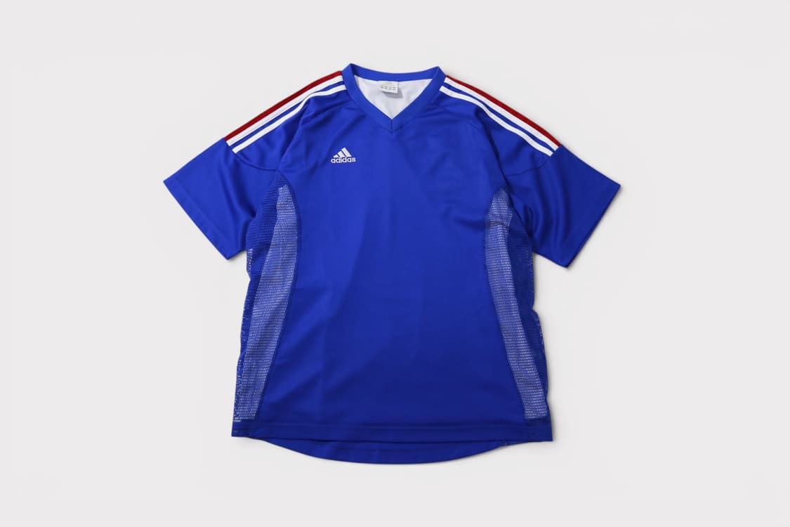 [XL] 00's 아디다스 블록코어 반팔 져지 상품이미지1