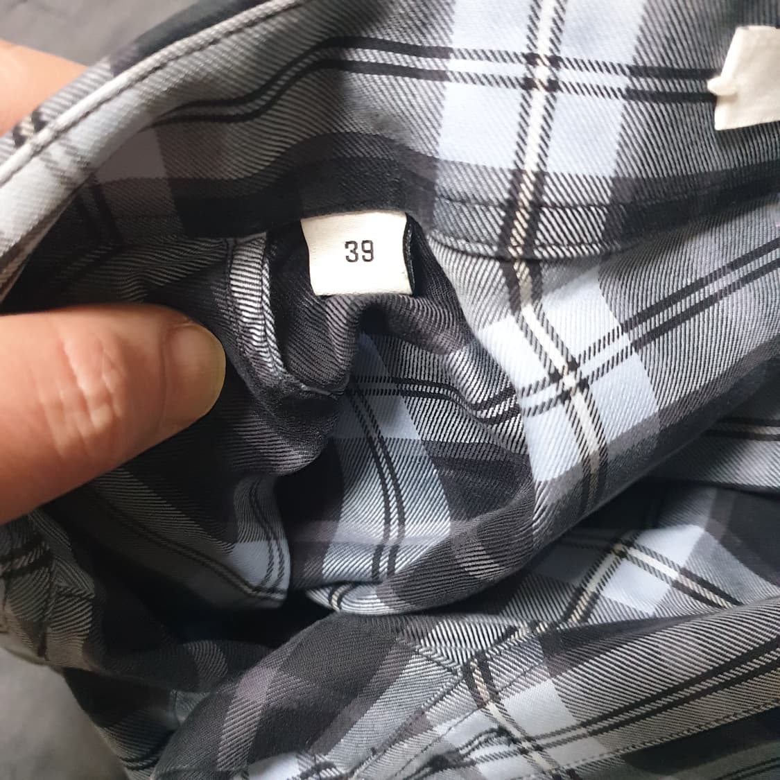 지방시 별 패치 체크 셔츠 상품이미지7