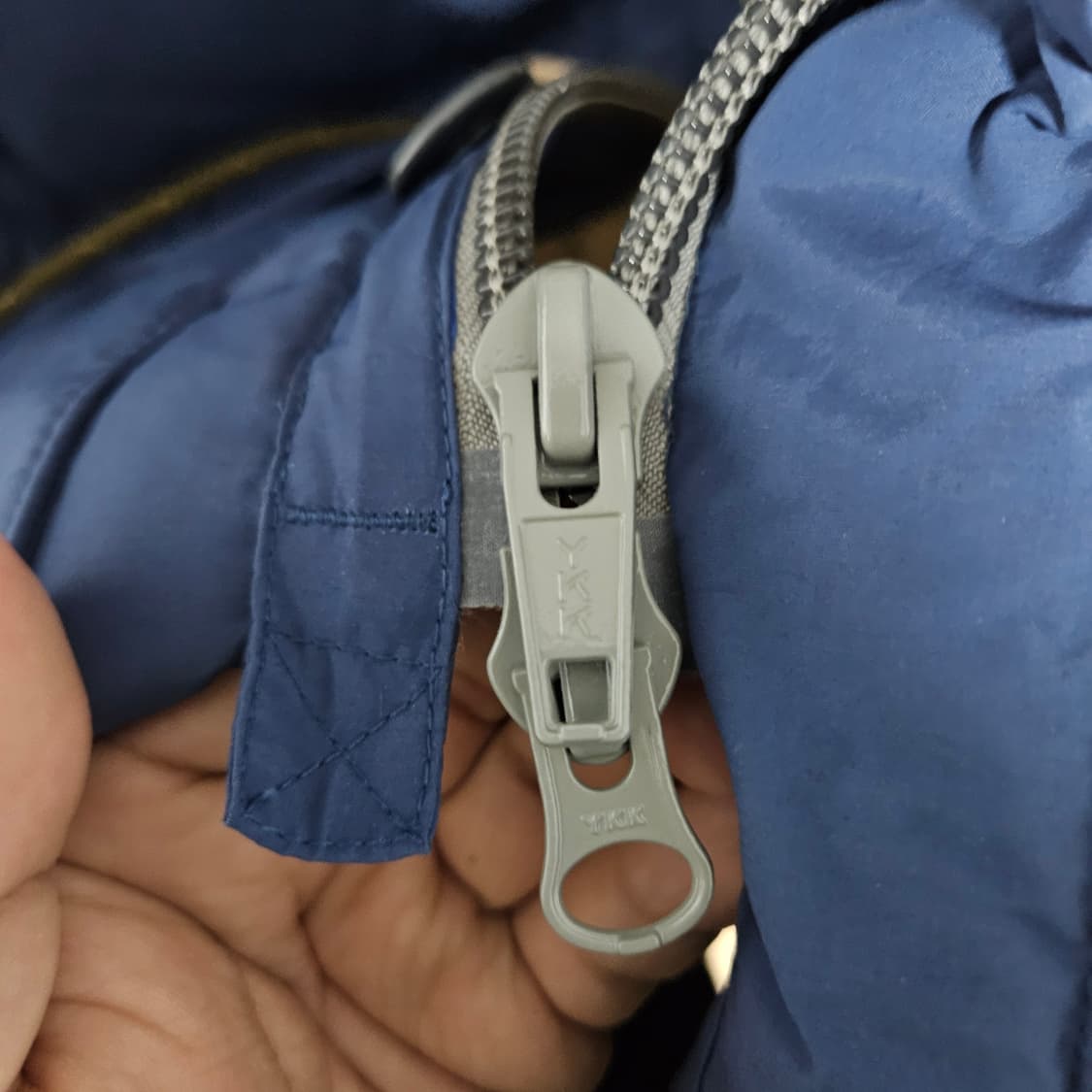 홈그로운서플라이 블루 롱패딩 상품이미지6