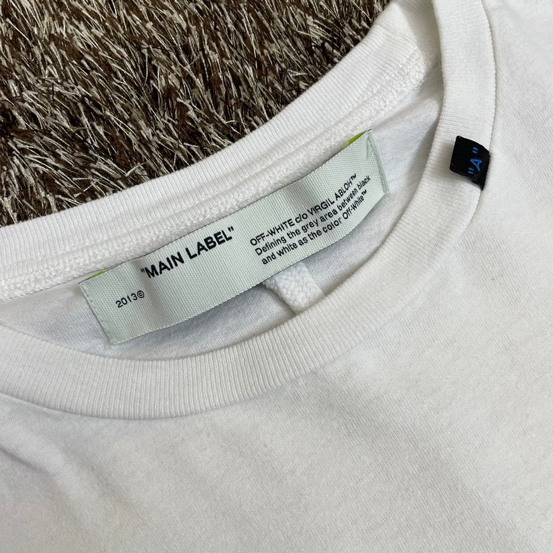 오프화이트 Off-White 화이트 아크릴 애로우 반팔 티셔츠 2XS 상품이미지4