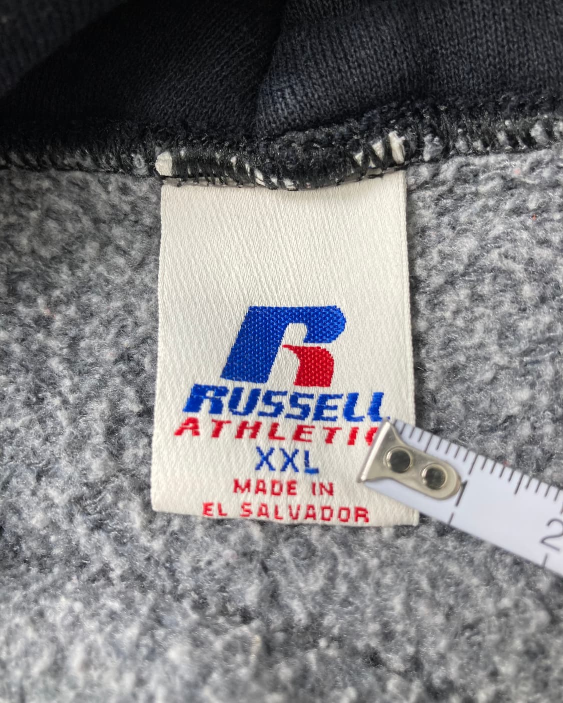 00s Russell Hoodie (grey/black) 상품이미지3