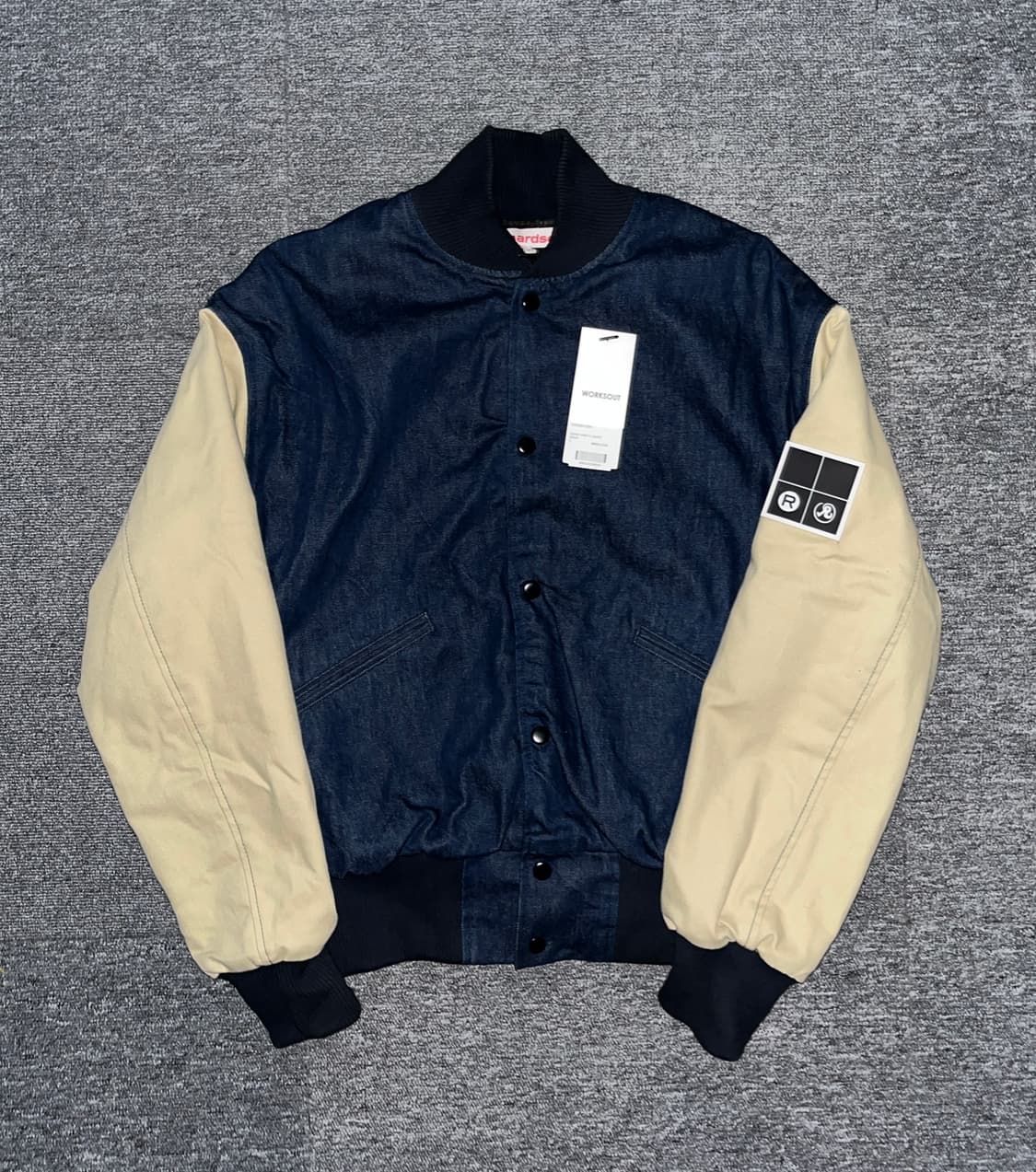 Richardson denim varsity jacket (S) 상품이미지1