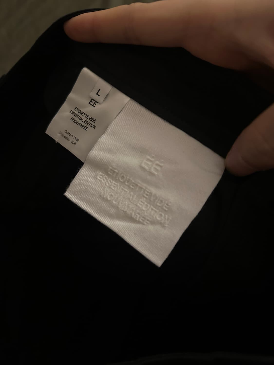 L) ee 누마레 더블웨이스트팬츠 (블랙) 상품이미지5