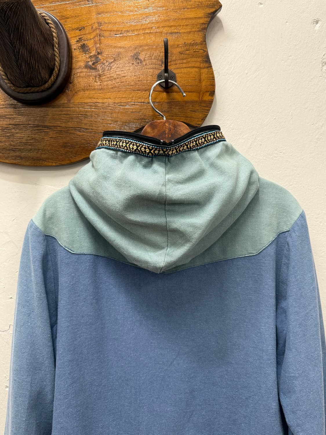 66) go slow caravan Multi-Fabric Zip Hoo 상품이미지6