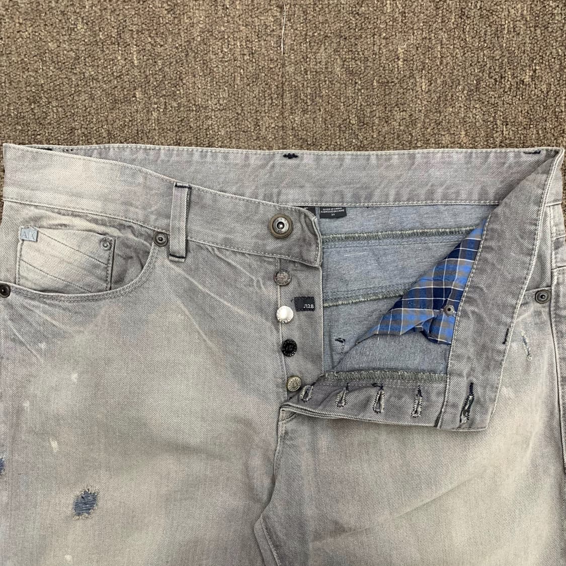 [36] 아르마니 익스체인지 테이퍼드핏 데님팬츠 상품이미지4