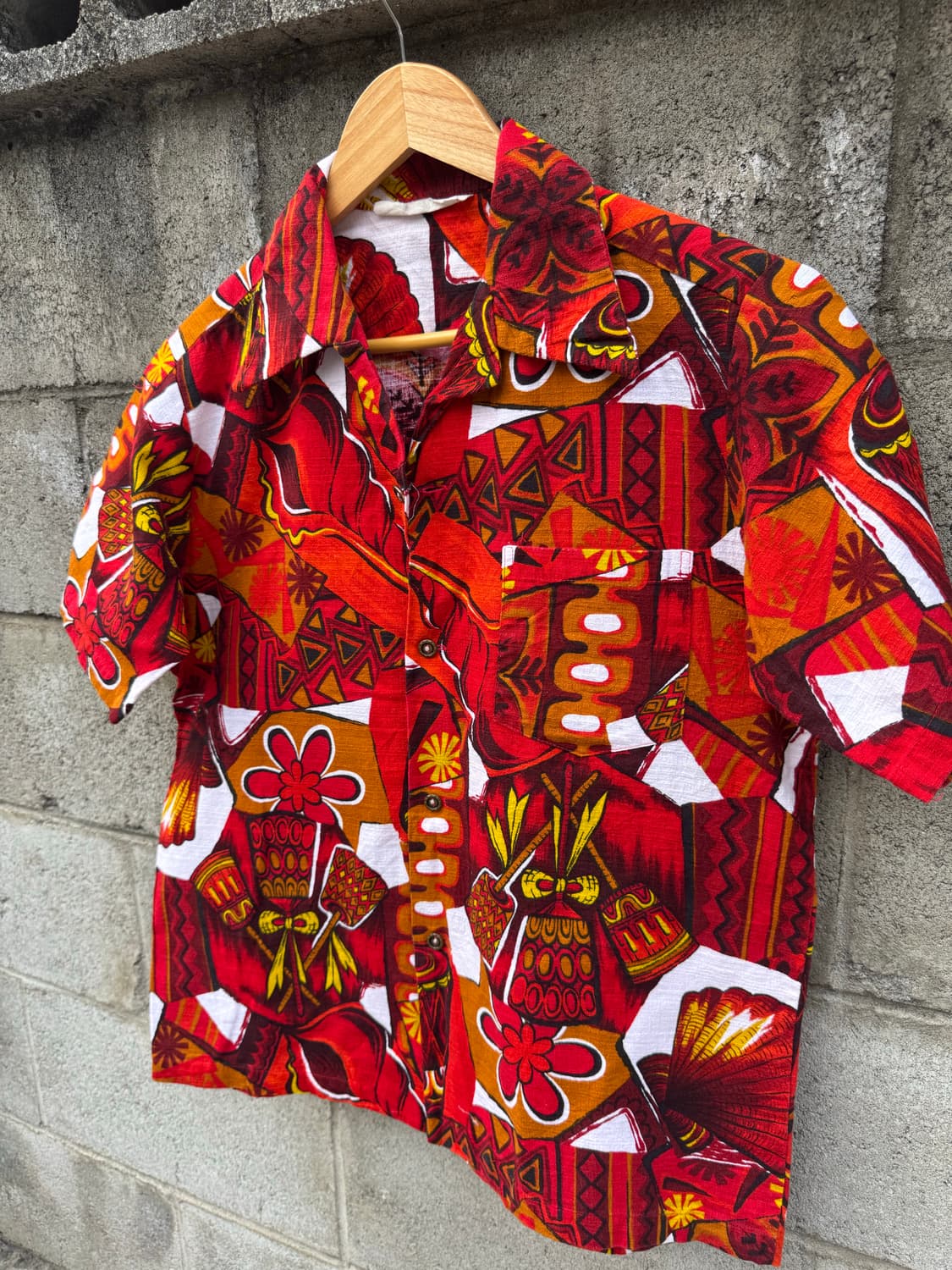 60~70s 빈티지 마원단 하와이안 셔츠 made in hawaii 상품이미지3