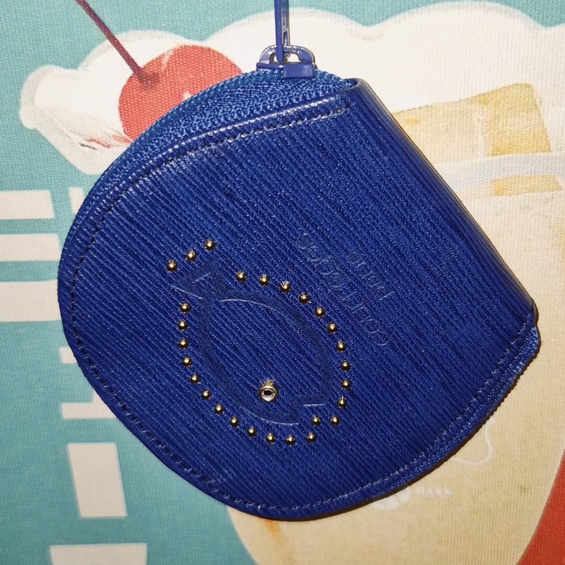 90s 꾸레쥬 레더 생선 스터드 코인 지갑 상품이미지7