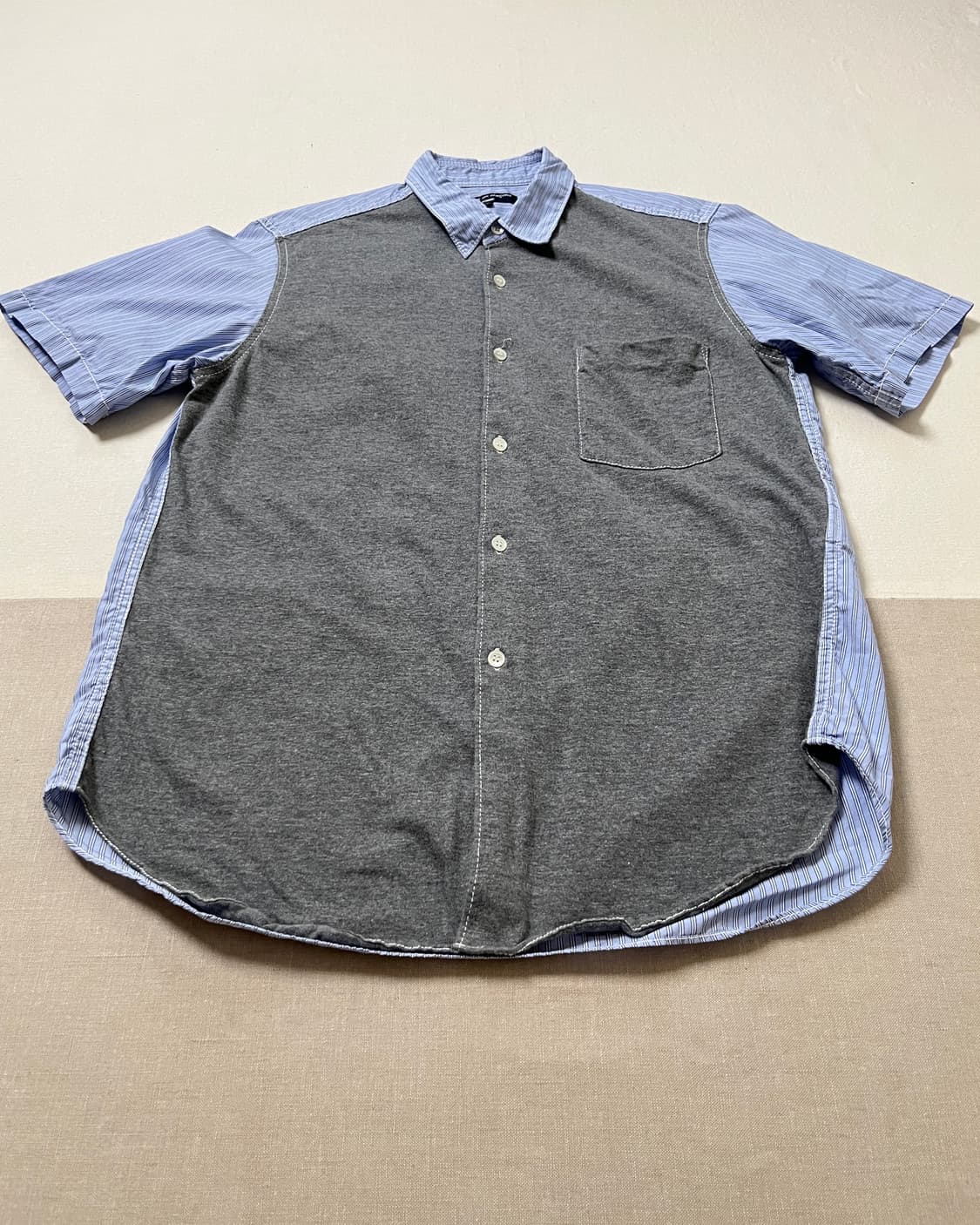 꼼데가르송 옴므 도킹 하프셔츠 comme des garcons homme 상품이미지3