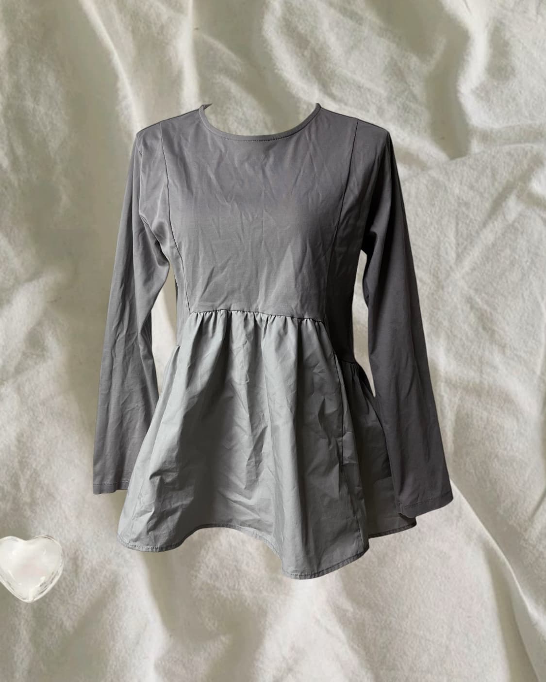 Opaque Clip TOKYO . 페플럼 블라우스 상품이미지1