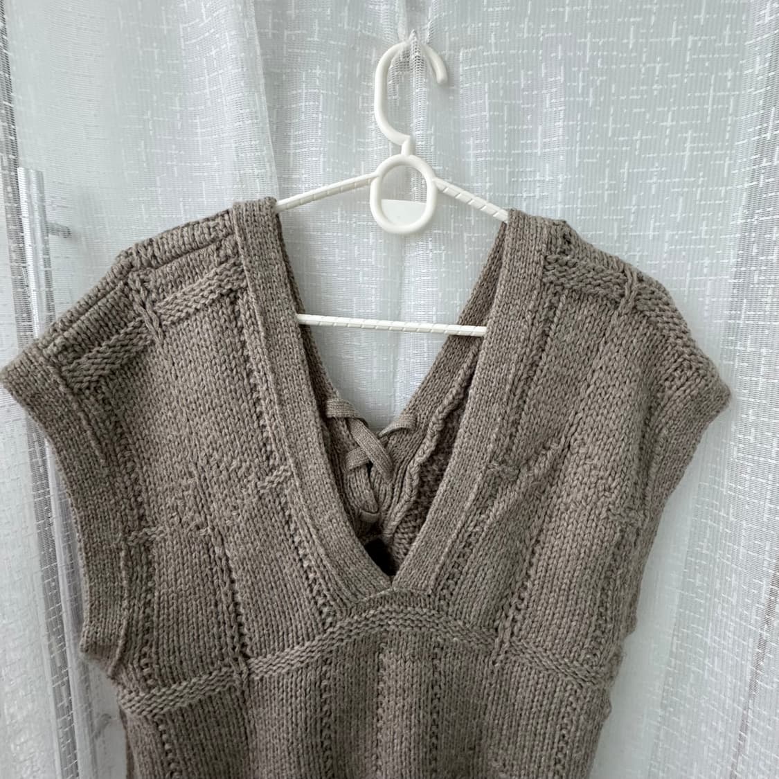 예쁜 니트 조끼 모리걸 빈티지 상품이미지3