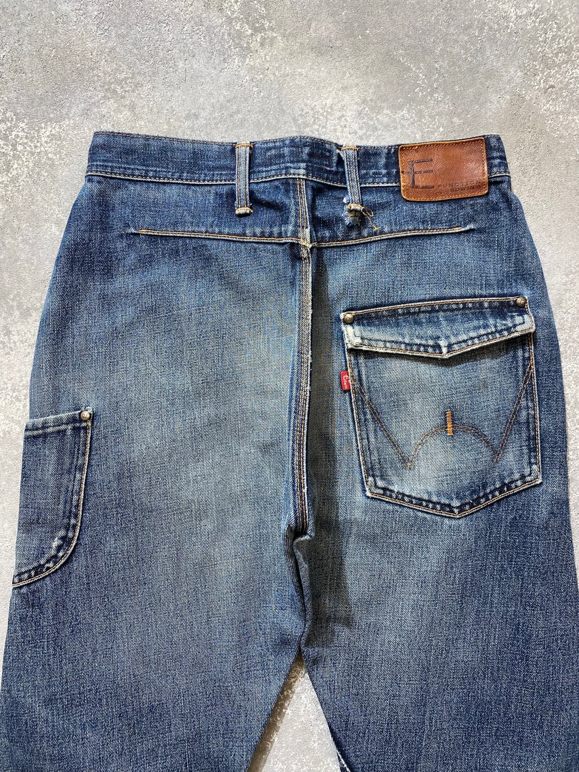 [27] 90s Edwin 에드윈 디스트레스드 엔지니어드 핏 데님팬츠 상품이미지2