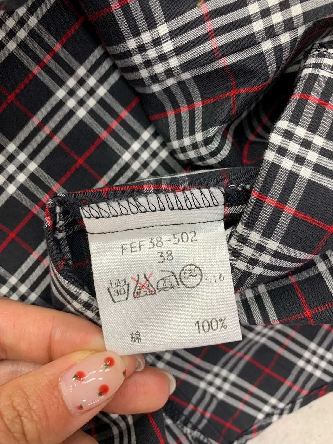 Burberry 버버리 블루라벨 체크셔츠 상품이미지4