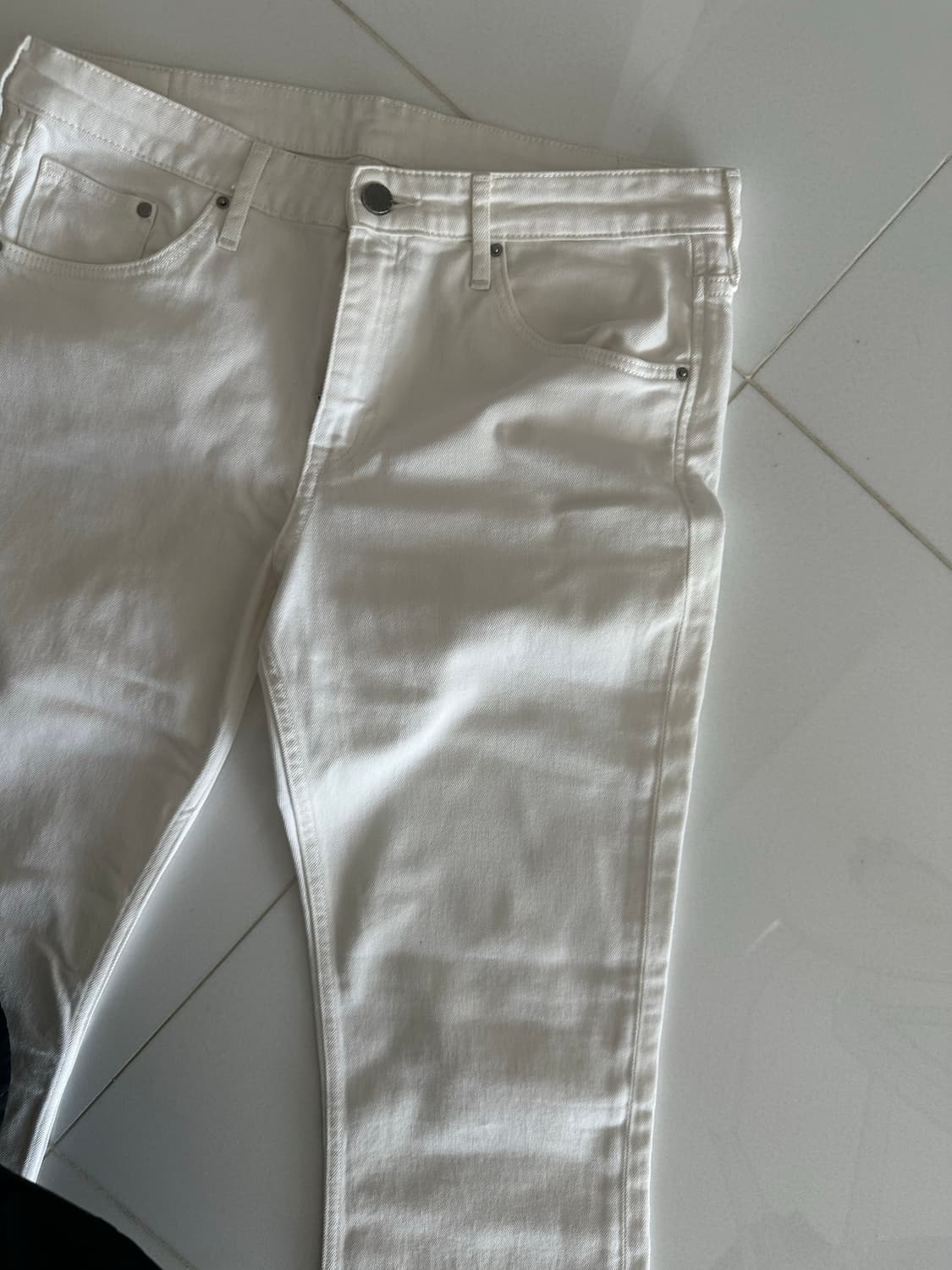H&M 화이트 데님 상품이미지4