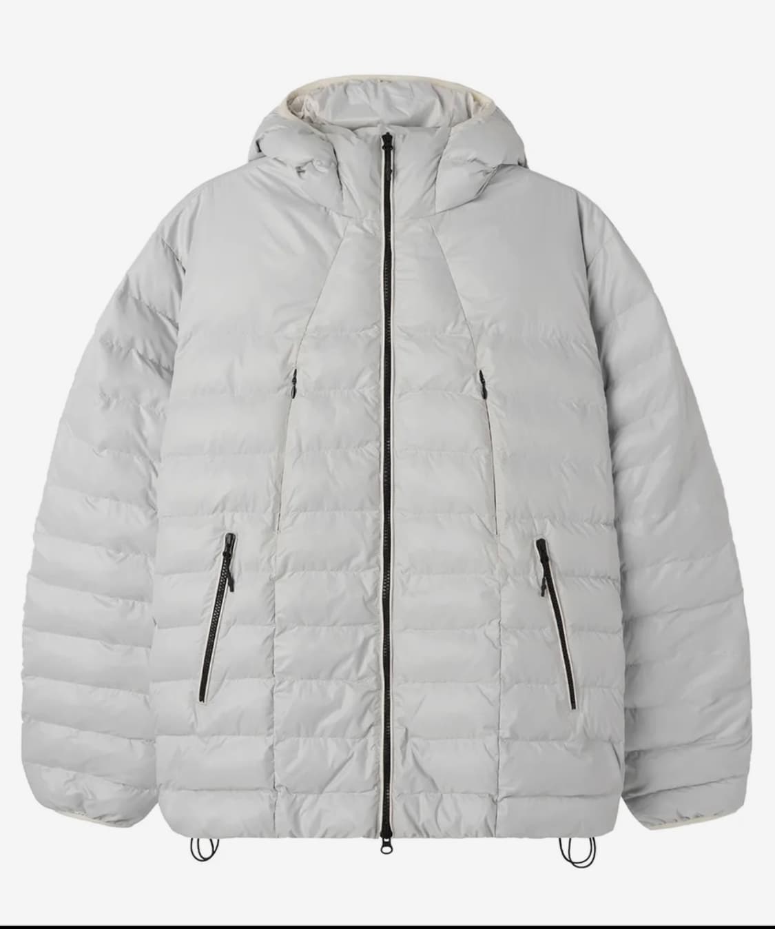 오와이 경량패딩 M 화이트 상품이미지1