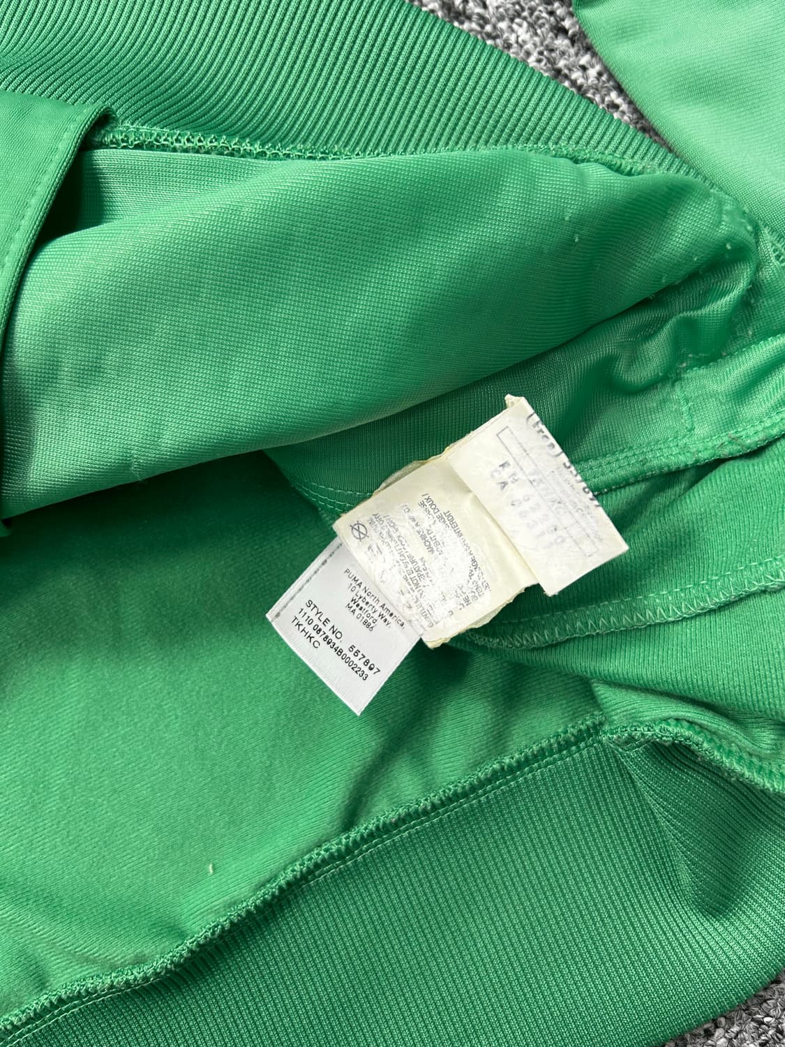 푸마 그린 올드스쿨 사이드라인 트랙탑 져지 L 상품이미지7