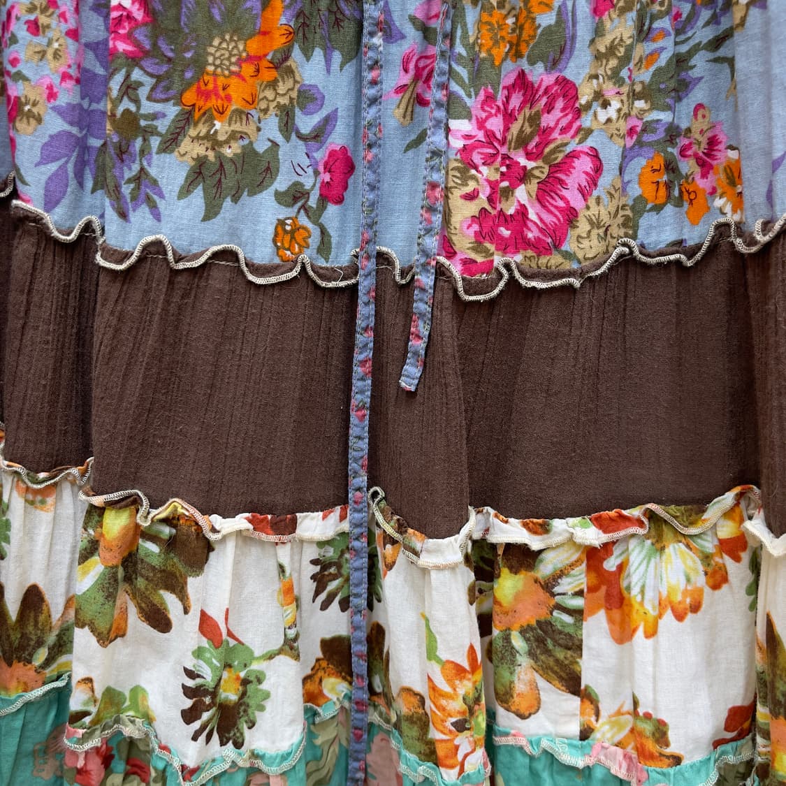 일본빈티지 CYNTHIA 플로럴 캉캉 스커트 상품이미지4