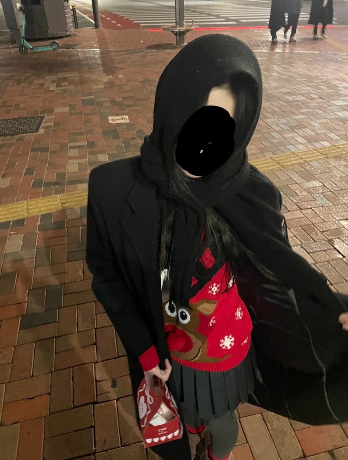 빈티지 크리스마스 니트 상품이미지1