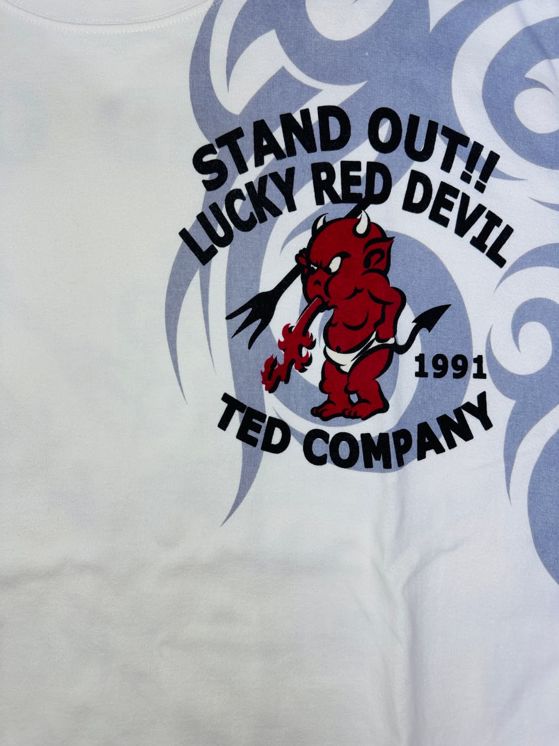 빈티지 테드컴퍼니 TED COMPANY 레드데빌 STAND OUT 티셔츠 상품이미지2