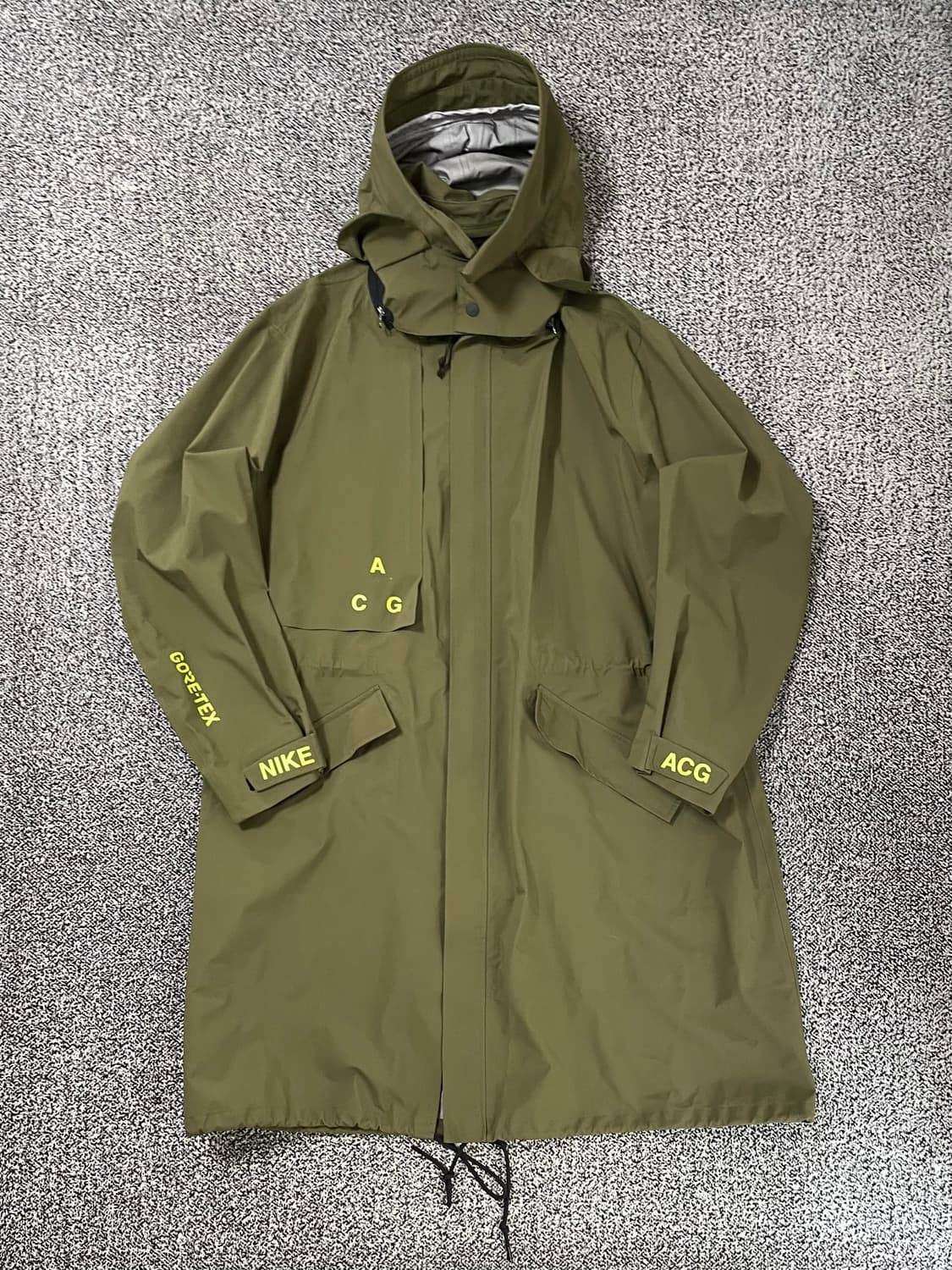 빈티지9. 나이키 아크로님 ACG 고어텍스 코트 야상 올리브 개파카 자켓 상품이미지1