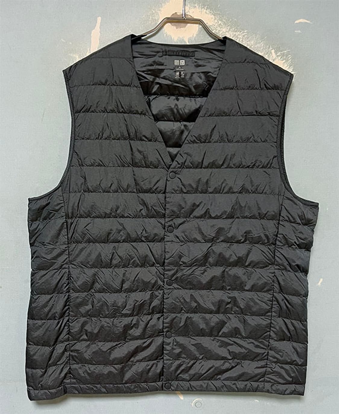 유니클로 남자 경량 패딩조끼 새상품 덕다운 캐주얼 XL 105 상품이미지1