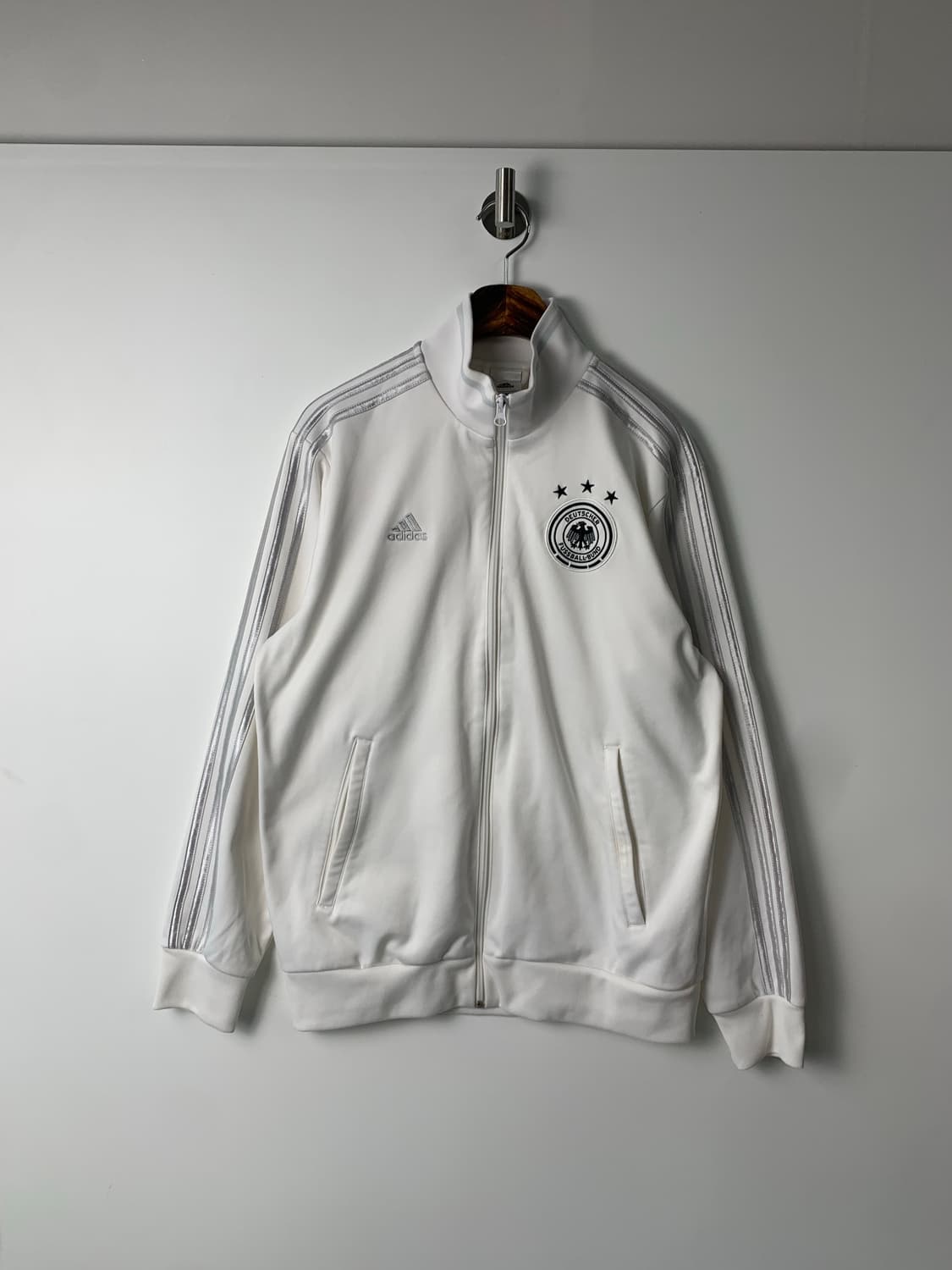 아디다스 독일 화이트 그레이 트랙 져지 상품이미지2