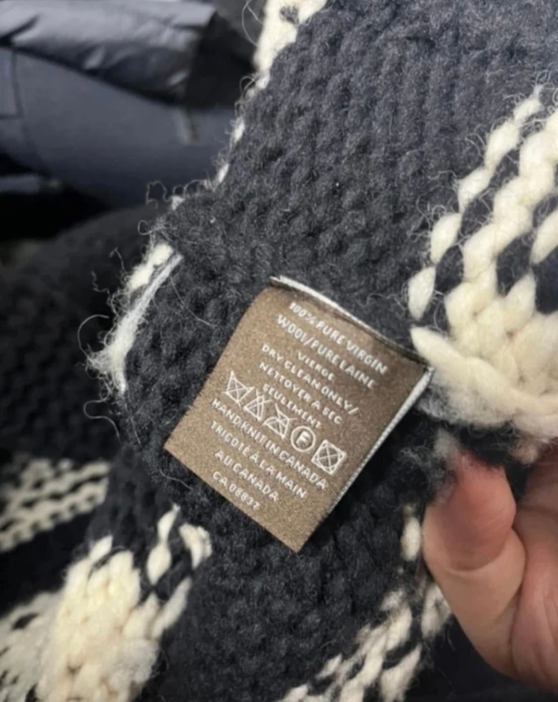 정품 캐나다 카나타 코위찬 가디건 집업 상품이미지4