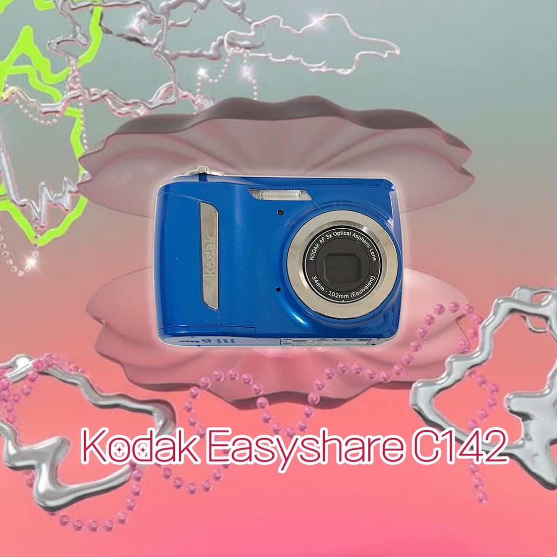 작례O/풀박!) Kodak EasyShare 코닥 이지쉐어 C142 블루 상품이미지1