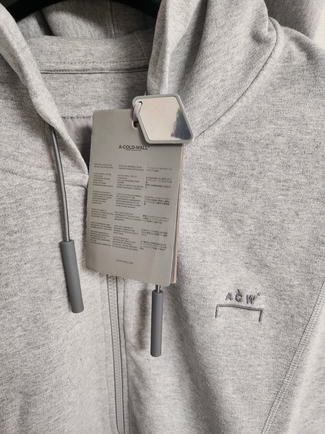 새상품 어콜드월 후드집업 L 상품이미지3