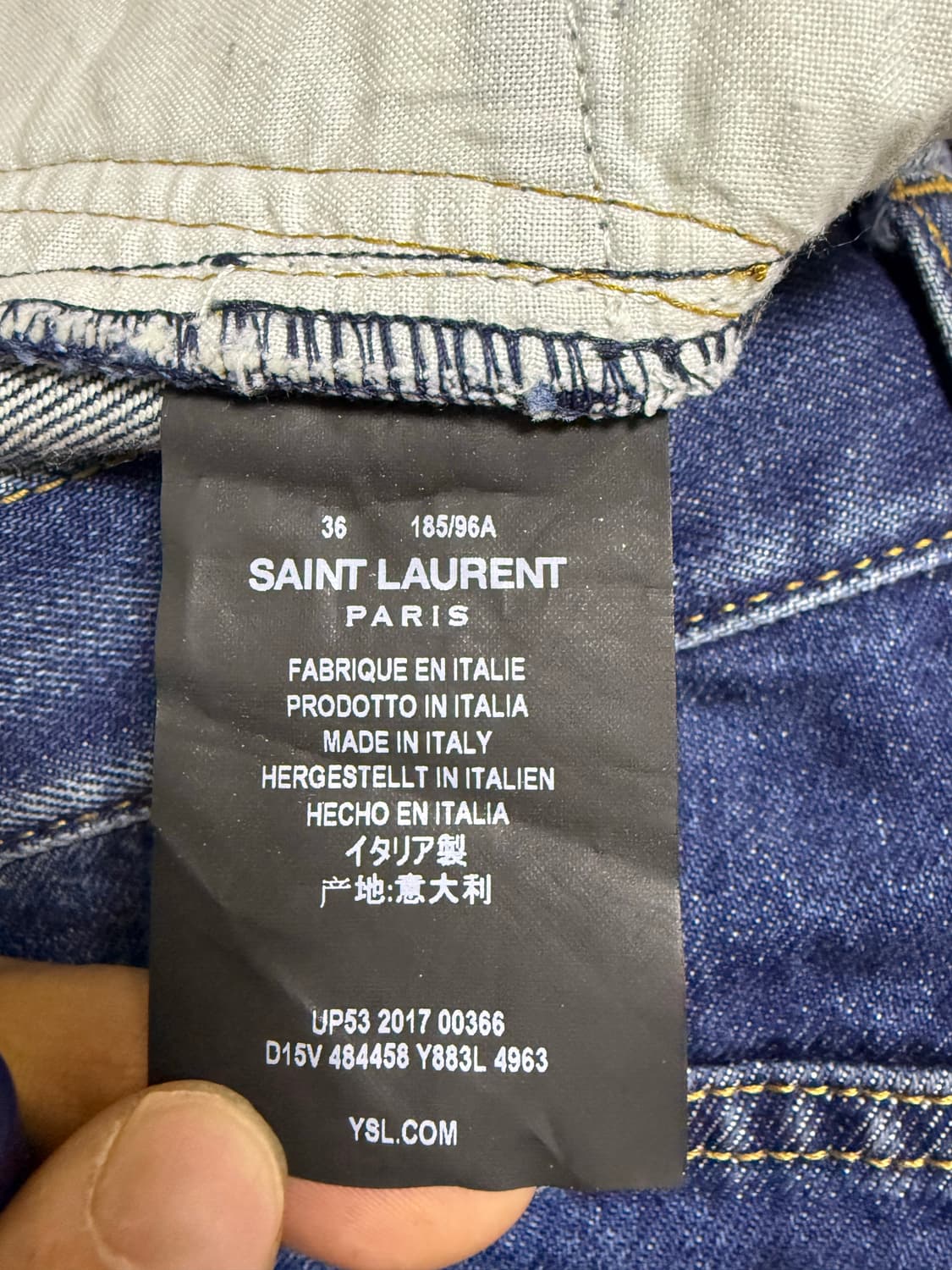 생로랑 스타 스터드 진 [36] 상품이미지7