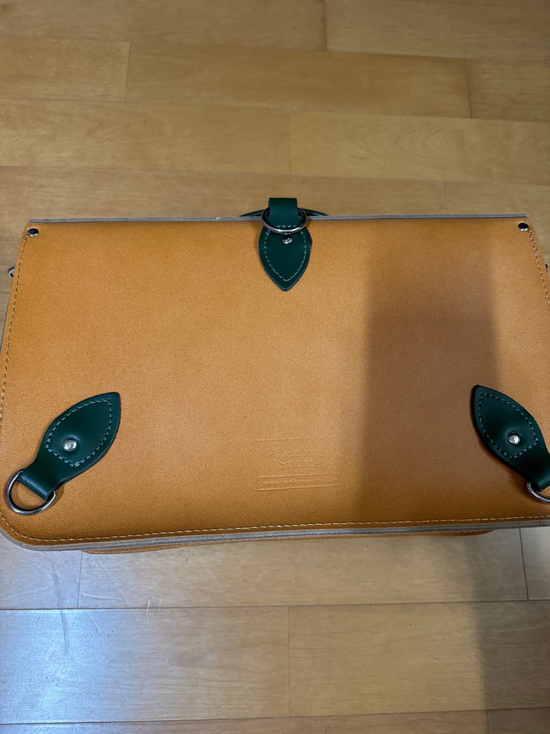 더레더 사첼백 옐로우 그린 상품이미지2